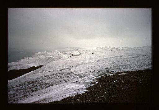 Glacier Kongsbreen - mission CNRS 1963 - vue 1