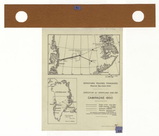 Expédition au Groenland 1948-1949, campagne 1950