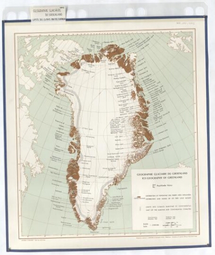 Géographie glaciaire du Groenland, limite des climats maritime et continental