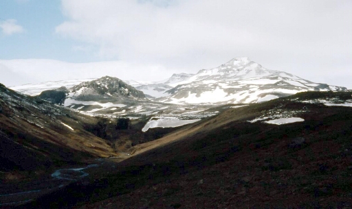 Ballade de 9 jours autour du Mont Ross - J1 -  En remontant le Val Olsen sur le flanc du Mont Grandidier