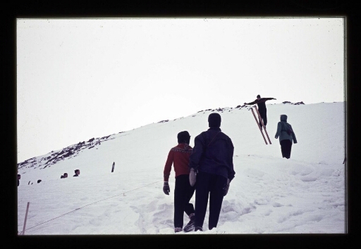 Concours de ski à Longyearbyen - mission CNRS 1963