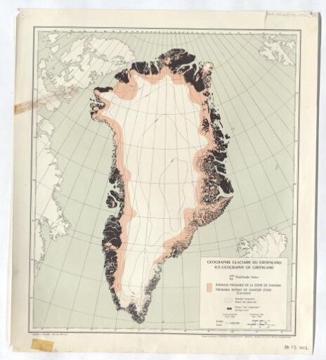 Géographie glaciaire du Groenland par Paul Emile Victor