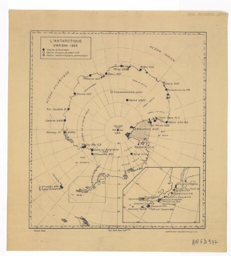 L'Antarctique. Stations 1959