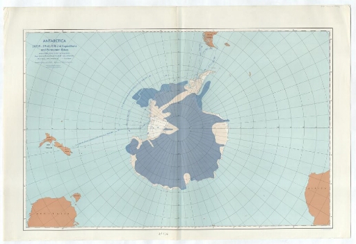 Antarctica, (1939-1945). Official expeditions and permanent bases