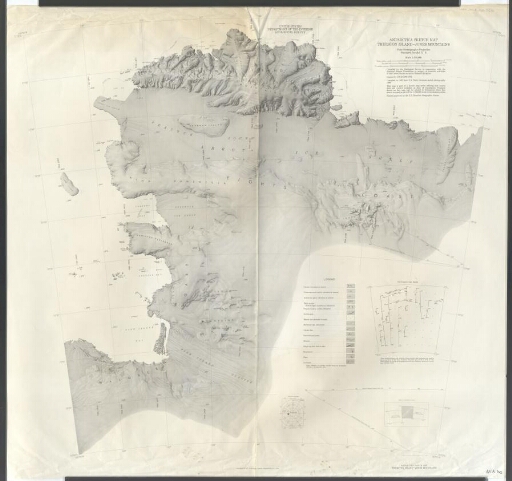 Antarctica sketch map, Thuston island, Jones mountains