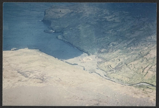 Vue aérienne de la baie du Marin.