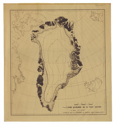 Groenland, limite probable de la fonte estivale