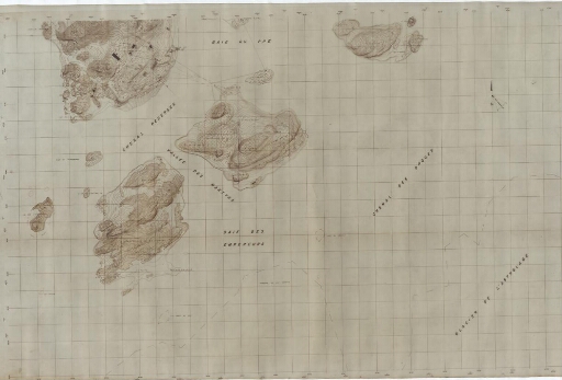 Archipel de Pointe Géologie, Partie centrale, situation mars 1976