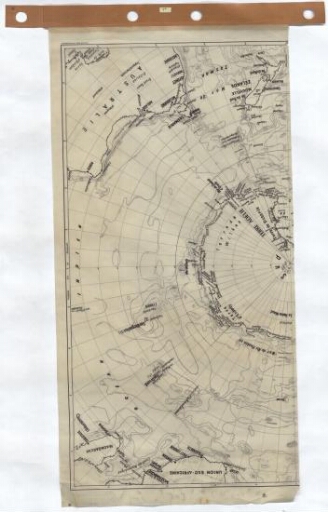 Continent antarctique, carte 2/2