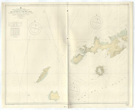 Islas Sheltand del Sur de estr. Mac Farlane a islas Smith y Baja
