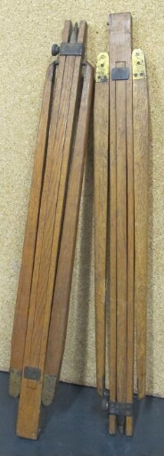 Pieds instruments en bois