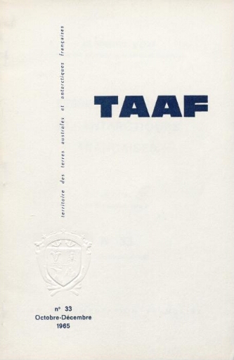 TAAF N°33