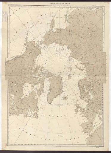 Carte polaire nord
