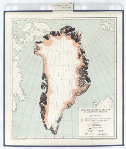Géographie glaciaire du Groenland, étendue probable de la zone de danger