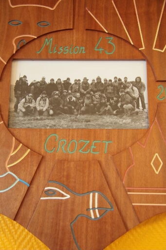 Tableau de la quarante-troisième mission à Crozet