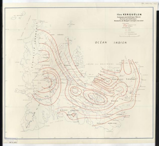 Îles Kerguelen, campagne gravimétrique 1962-63