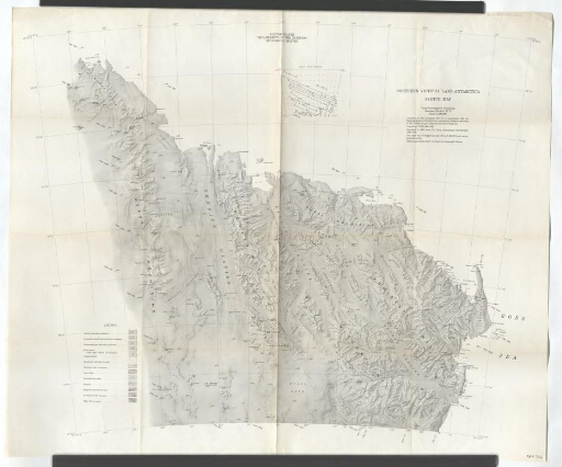 Northern Victoria land, Antarctica, sketch map