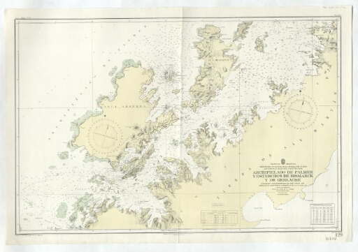 Archipiélago de Palmer y estrechos de Bismarck y de Gerlache