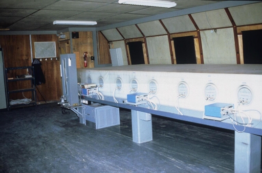 Le laboratoire des rayons cosmiques installé dans le labo 3 (Bt n°41) : la pile à neutrons.