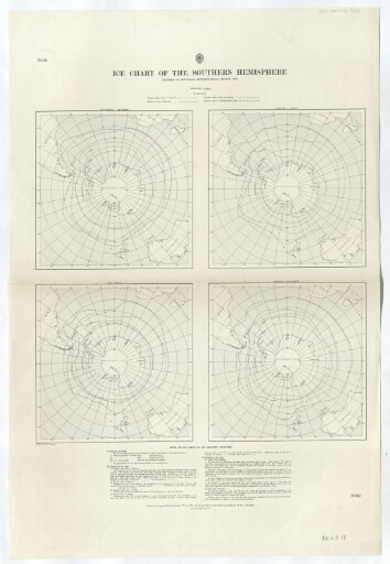Ice Chart of the Souther Hemisphere