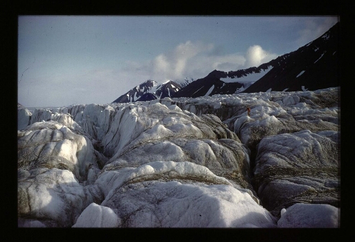 Glacier Kongsbreen - mission CNRS 1963 - vue 3