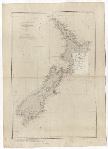 Carte de la Nouvelle Zélande